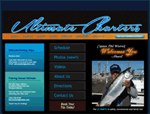 Tablet Screenshot of charterboatultimate.com